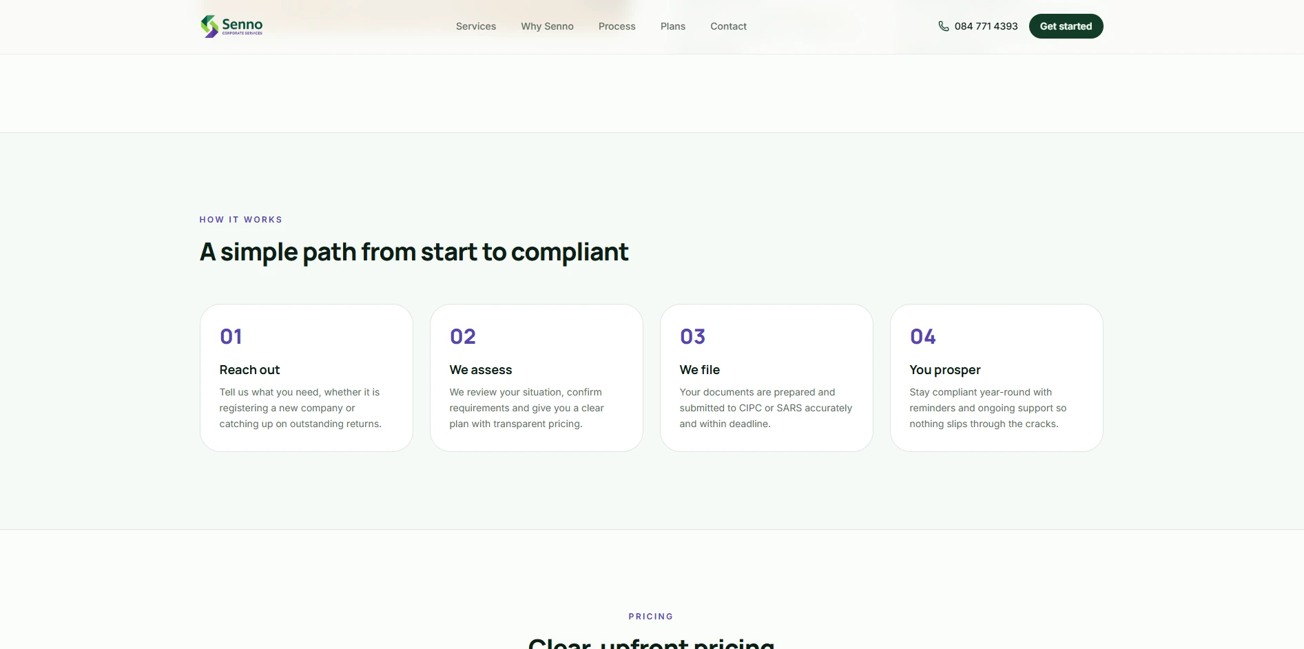 Senno Corporate Services: From start to compliant